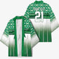 World Football Morocco Custom Kimono 1994 Away Retro Green Jersey - African Pride