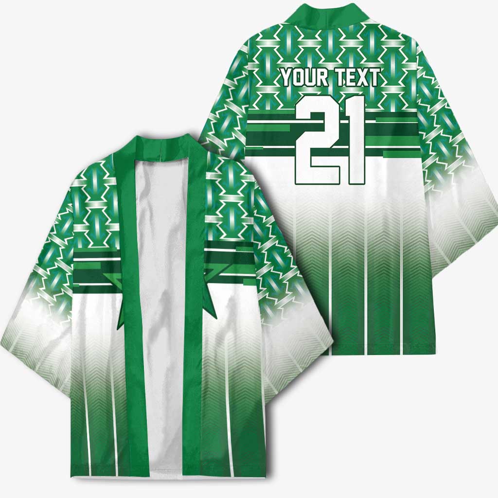 World Football Morocco Custom Kimono 1994 Away Retro Green Jersey - African Pride