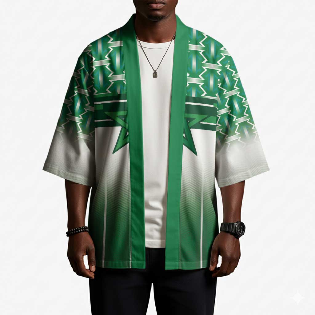 World Football Morocco Custom Kimono 1994 Away Retro Green Jersey - African Pride
