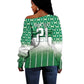 World Football Morocco Custom Off Shoulder Sweater 1994 Away Retro Green Jersey - African Pride