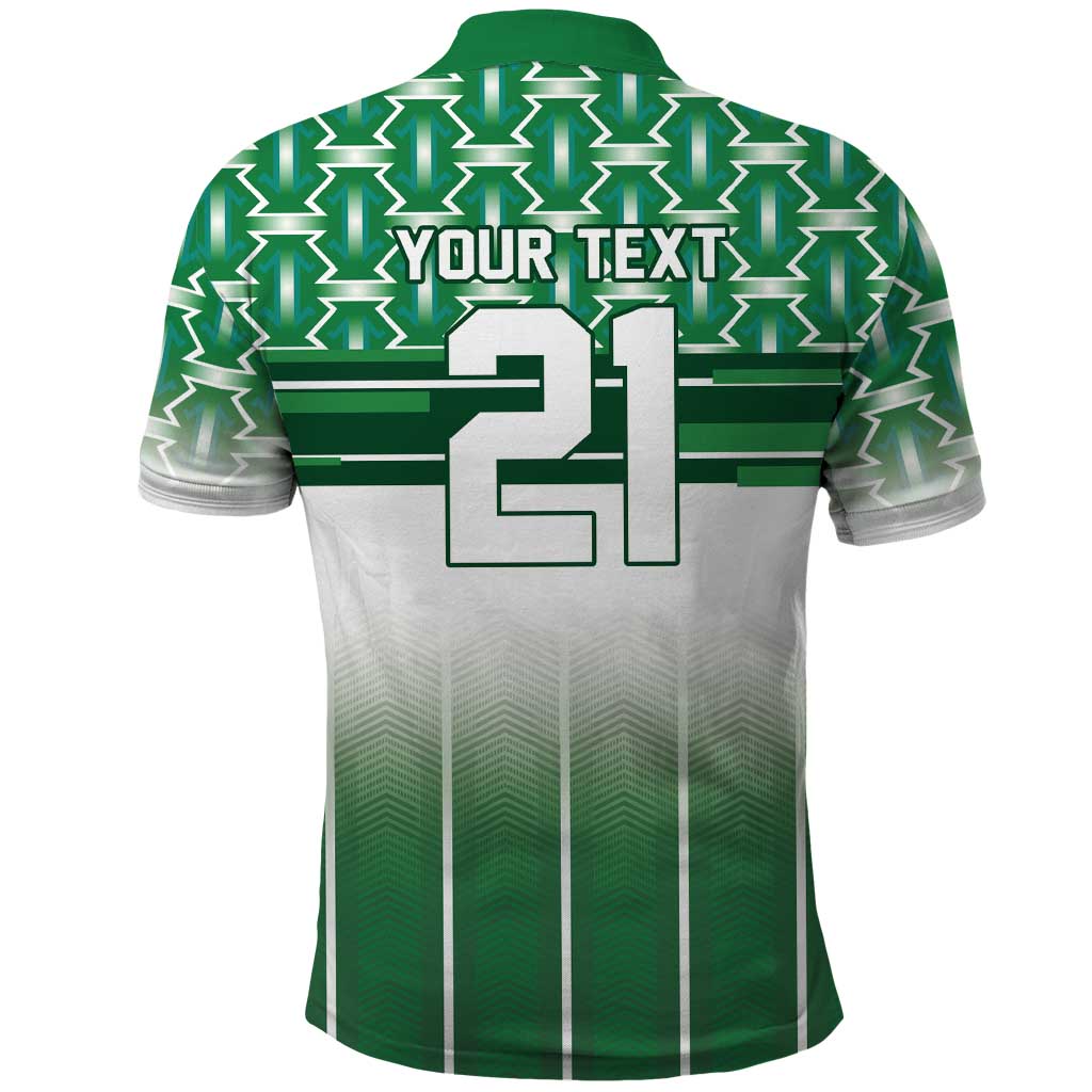 World Football Morocco Custom Polo Shirt 1994 Away Retro Green Jersey - African Pride