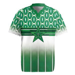World Football Morocco Custom Rugby Jersey 1994 Away Retro Green Jersey - African Pride