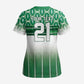 World Football Morocco Custom Scrub Top 1994 Away Retro Green Jersey - African Pride