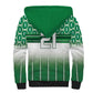 World Football Morocco Custom Sherpa Hoodie 1994 Away Retro Green Jersey - African Pride