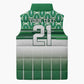 World Football Morocco Custom Sleeveless Puffer Jacket 1994 Away Retro Green Jersey - African Pride