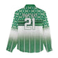 World Football Morocco Custom Women Casual Shirt 1994 Away Retro Green Jersey - African Pride