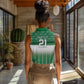World Football Morocco Custom Women Sleeveless Polo Shirt 1994 Away Retro Green Jersey - African Pride