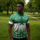 World Football Morocco Custom Zipper Polo Shirt 1994 Away Retro Green Jersey - African Pride