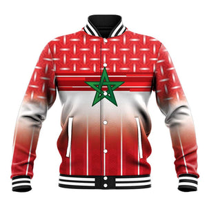 World Football Morocco Custom Baseball Jacket 1994 Away Retro Red Jersey - African Pride