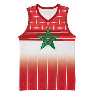 World Football Morocco Custom Basketball Jersey 1994 Away Retro Red Jersey - African Pride