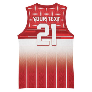 World Football Morocco Custom Basketball Jersey 1994 Away Retro Red Jersey - African Pride