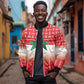 World Football Morocco Custom Bomber Jacket 1994 Away Retro Red Jersey - African Pride