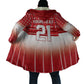 World Football Morocco Custom Cloak 1994 Away Retro Red Jersey - African Pride