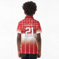 World Football Morocco Custom Kid Polo Shirt 1994 Away Retro Red Jersey - African Pride