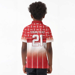 World Football Morocco Custom Kid Polo Shirt 1994 Away Retro Red Jersey - African Pride