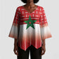 World Football Morocco Custom Kimono Sleeve Blouse 1994 Away Retro Red Jersey - African Pride