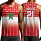 World Football Morocco Custom Men Tank Top 1994 Away Retro Red Jersey - African Pride