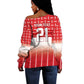 World Football Morocco Custom Off Shoulder Sweater 1994 Away Retro Red Jersey - African Pride
