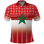 World Football Morocco Custom Polo Shirt 1994 Away Retro Red Jersey - African Pride