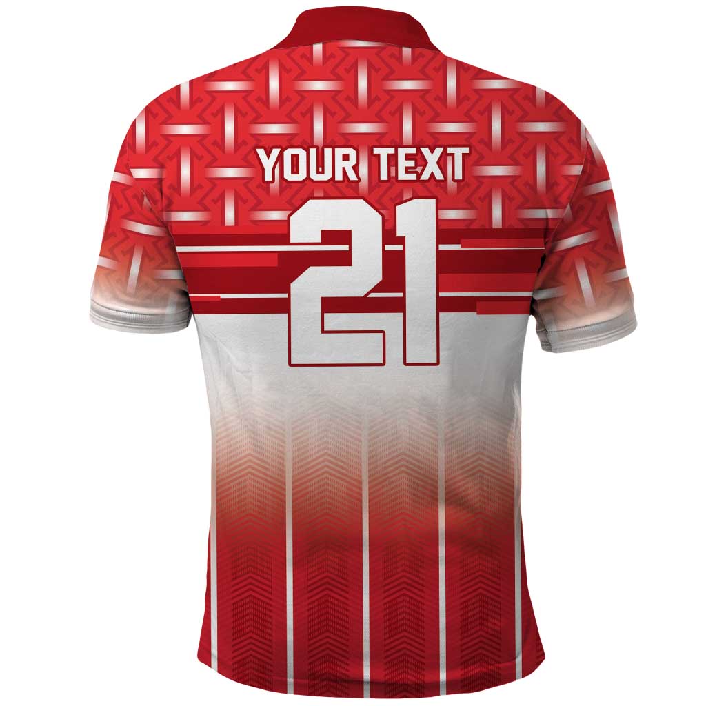 World Football Morocco Custom Polo Shirt 1994 Away Retro Red Jersey - African Pride