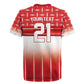 World Football Morocco Custom Rugby Jersey 1994 Away Retro Red Jersey - African Pride