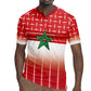 World Football Morocco Custom Rugby Jersey 1994 Away Retro Red Jersey - African Pride