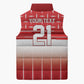 World Football Morocco Custom Sleeveless Puffer Jacket 1994 Away Retro Red Jersey - African Pride