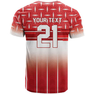 World Football Morocco Custom T shirt 1994 Away Retro Red Jersey - African Pride