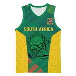 World Football 2026 South Africa Custom Basketball Jersey Tradional Protea Kente Pattern - African Pride