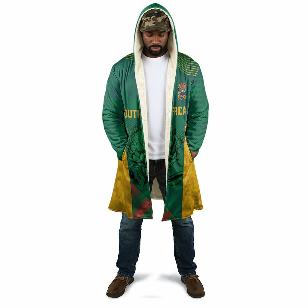 World Football 2026 South Africa Custom Cloak Tradional Protea Kente Pattern - African Pride