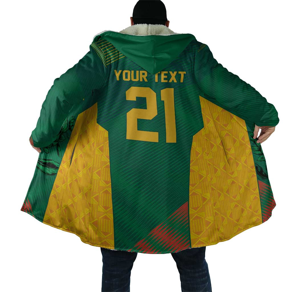 World Football 2026 South Africa Custom Cloak Tradional Protea Kente Pattern - African Pride