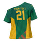 World Football 2026 South Africa Custom Cross Shoulder Shirt Tradional Protea Kente Pattern - African Pride