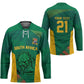 World Football 2026 South Africa Custom Hockey Jersey Tradional Protea Kente Pattern - African Pride
