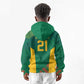 World Football 2026 South Africa Custom Kid Hoodie Tradional Protea Kente Pattern - African Pride