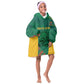 World Football 2026 South Africa Custom Kid Wearable Blanket Hoodie Tradional Protea Kente Pattern - African Pride