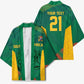 World Football 2026 South Africa Custom Kimono Tradional Protea Kente Pattern - African Pride