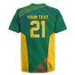 World Football 2026 South Africa Custom Rugby Jersey Tradional Protea Kente Pattern - African Pride