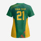World Football 2026 South Africa Custom Scrub Top Tradional Protea Kente Pattern - African Pride