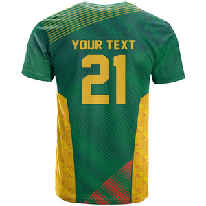 World Football 2026 South Africa Custom T shirt Tradional Protea Kente Pattern - African Pride