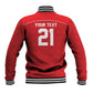 World Football 2026 Tunisia Custom Baseball Jacket Traditional Islamic Motif - African Pride