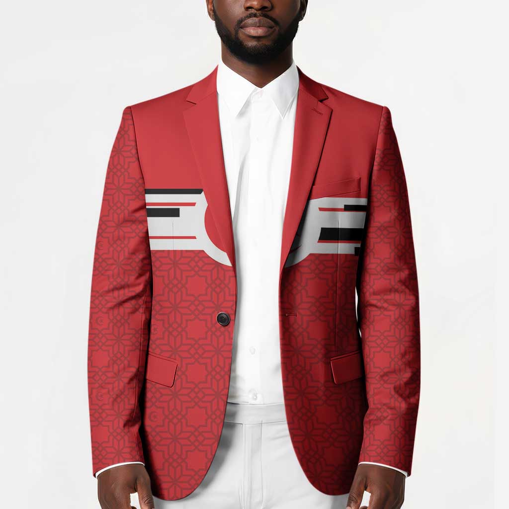 World Football 2026 Tunisia Custom Blazer Traditional Islamic Motif - African Pride
