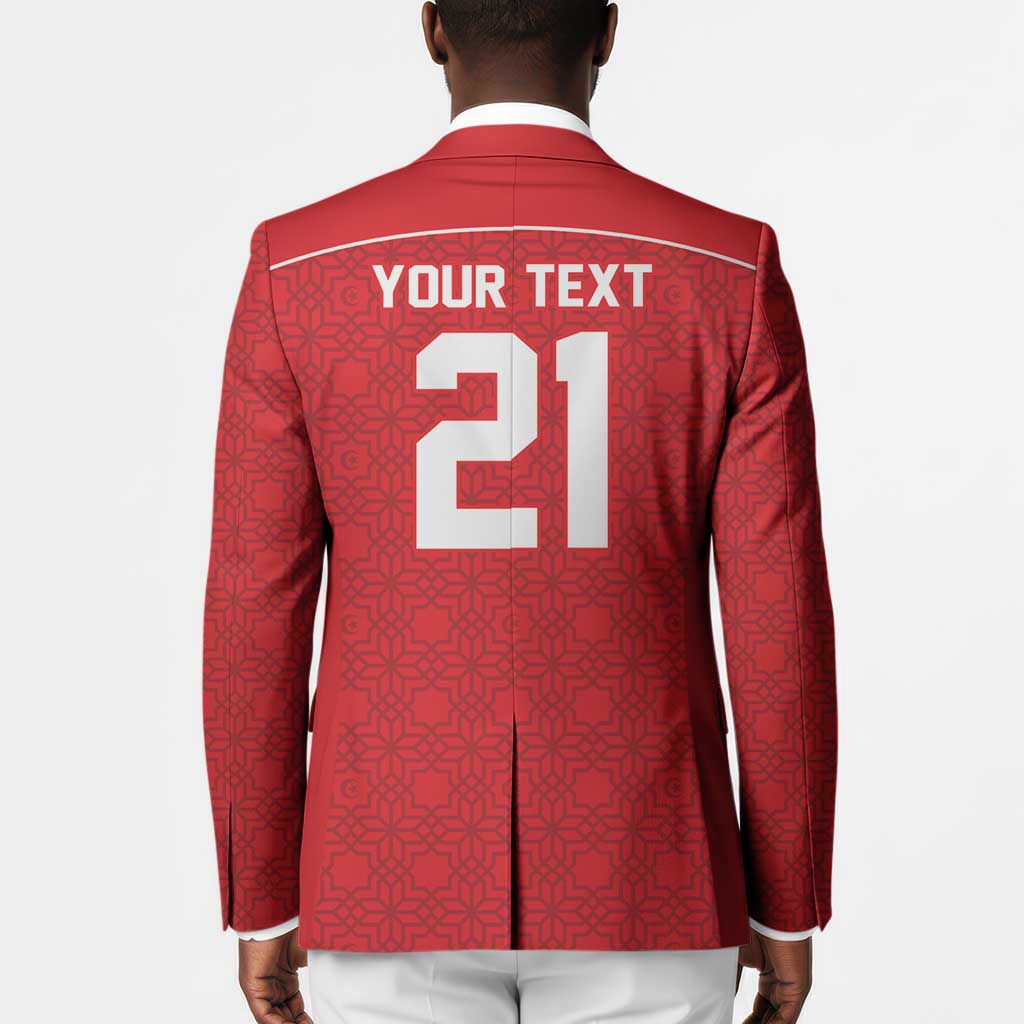 World Football 2026 Tunisia Custom Blazer Traditional Islamic Motif - African Pride