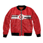 World Football 2026 Tunisia Custom Bomber Jacket Traditional Islamic Motif - African Pride