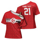 World Football 2026 Tunisia Custom Cross Shoulder Shirt Traditional Islamic Motif - African Pride