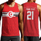 World Football 2026 Tunisia Custom Men Tank Top Traditional Islamic Motif - African Pride