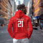 World Football 2026 Tunisia Custom Zip Hoodie Traditional Islamic Motif - African Pride