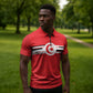 World Football 2026 Tunisia Custom Zipper Polo Shirt Traditional Islamic Motif - African Pride