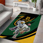 Secretary Bird South Africa Cricket Custom Area Rug Unique Pattern
