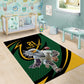 Secretary Bird South Africa Cricket Custom Area Rug Unique Pattern
