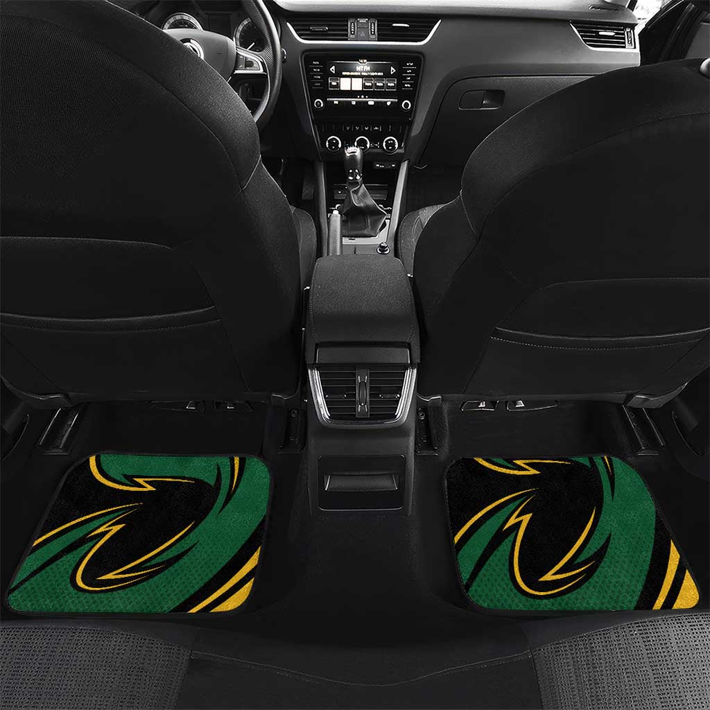 Secretary Bird South Africa Cricket Custom Car Mats Unique Pattern